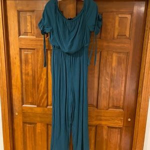 Teal jumpsuit